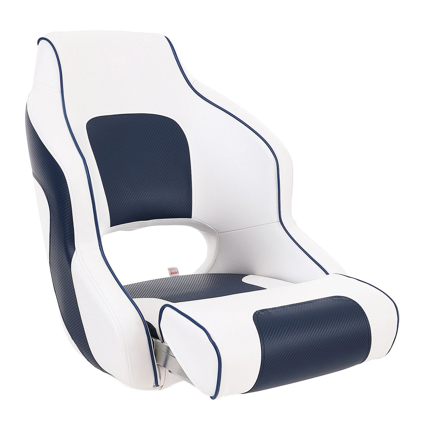 VEVOR Captain Bucket Seat Boat Seat, Flip Up Boat Seat, with Thickened Sponge Padding, Flip-up Bolster Boat Captain Chair for Fishing Boat,...
