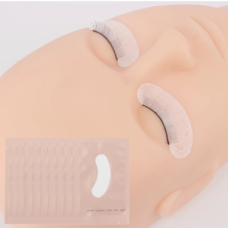 50 Pairs Eye Patches Under Eye Gel Pads Fake Lashes Stickers Wraps Eyelash Extension Supplies For Building Eyelid Makeup Tools