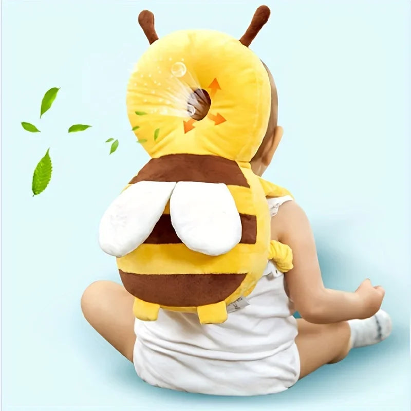 Little Bee Head Protect Baby Head Protection Pillow - Breathable Anti Fall Hat Suitable for Young Children's Head Protection