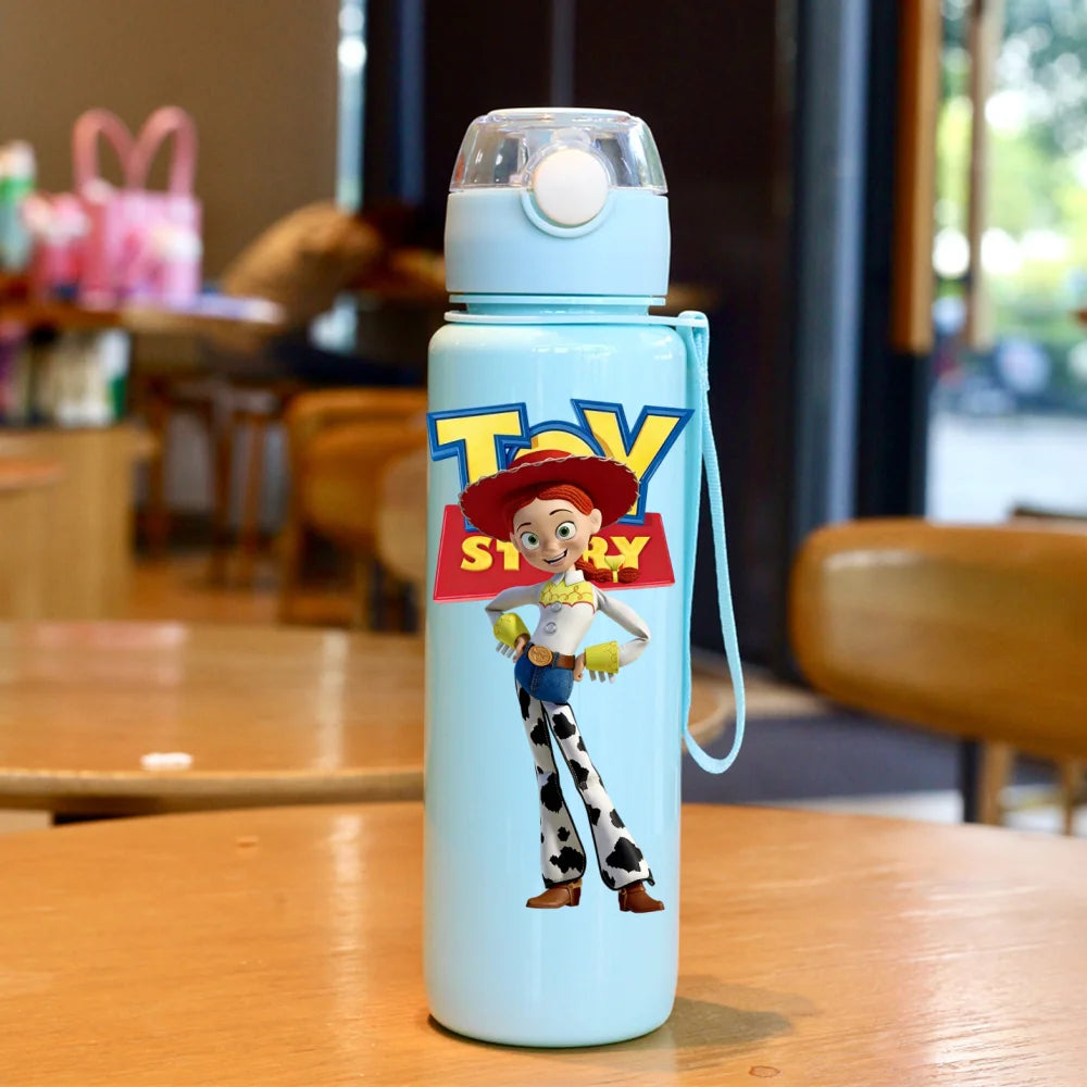 3D Printed Disney Toy Story Jessie the Yodeling Cowgirl Cartoon Water Bottle - High-Aesthetic Straw Cup,Leak-Proof, Lightweight