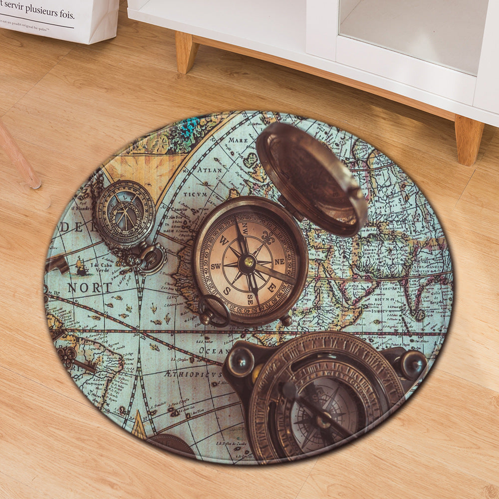 New Creative Carpet Computer Chair Mat Office Chair Floor Mat Doormat And Foot Mat