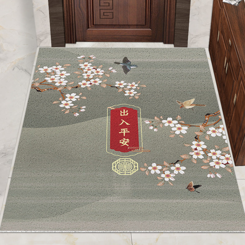 New Chinese Silk Ring Foot Mat Door Mat Entrance Home Use