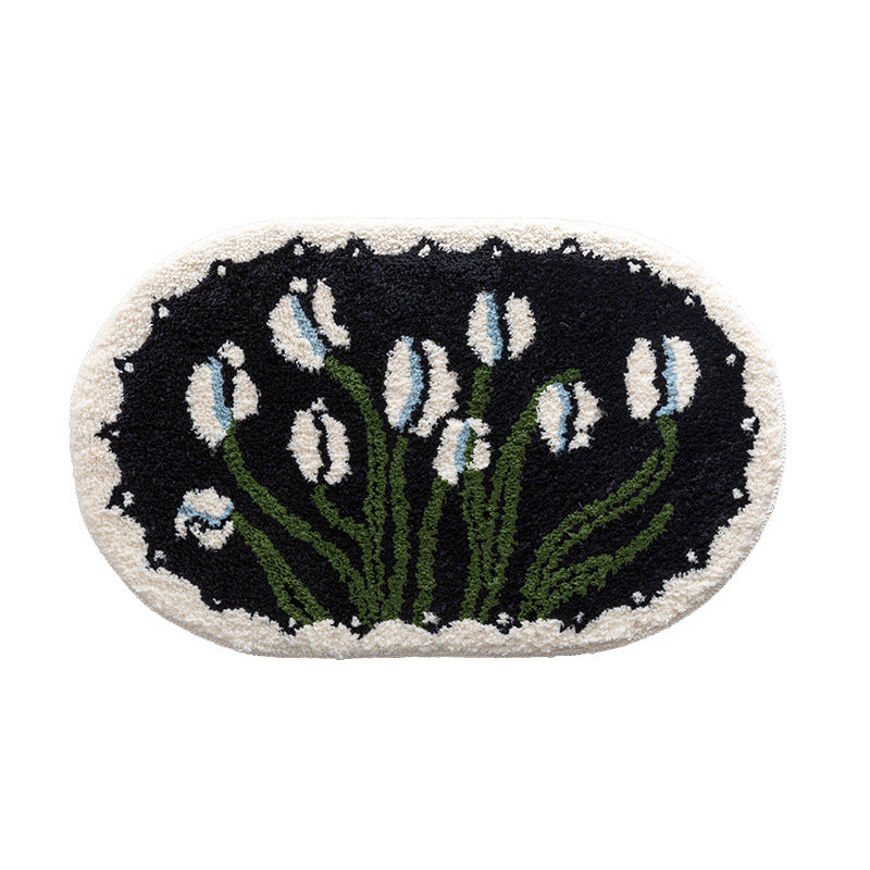 Fashion Personality Bedside Household Foot Mat