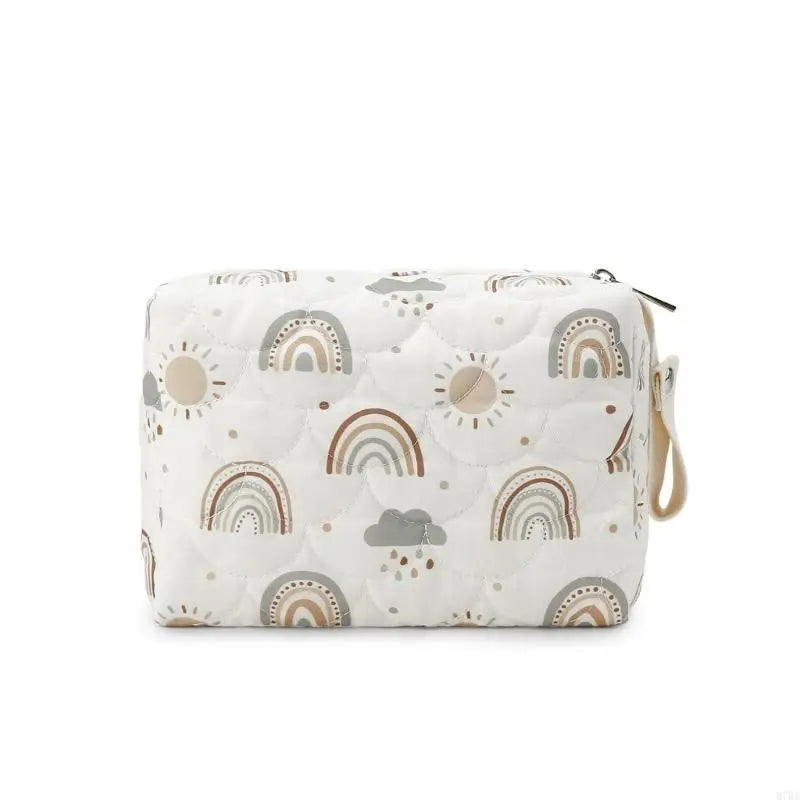 97BE Nursery Essential Compact Diaper Bag with Easy Attachments Travel Diaper Management Pouches for Strollers & Hand
