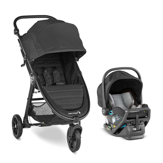 City Mini GT2 All-Terrain Travel System | Includes City GO 2 Infant Car Seat, Jet