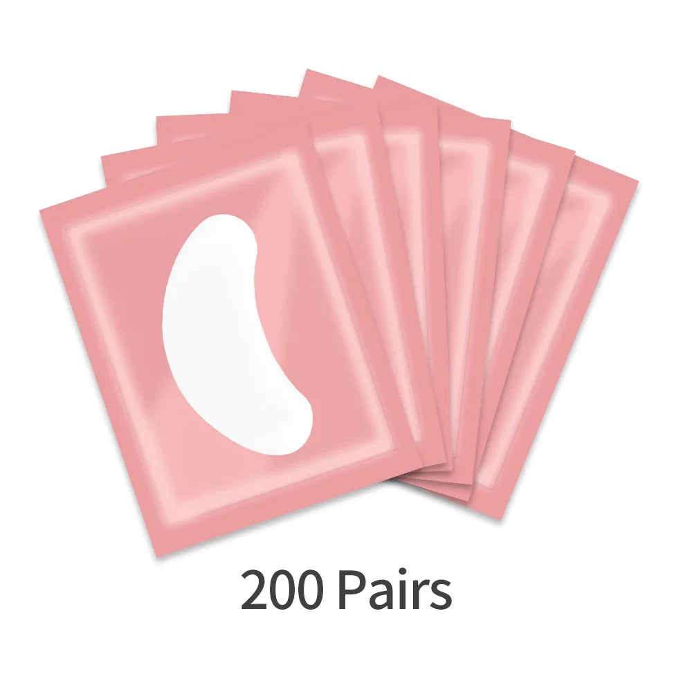 200/300/400 Pairs Hydrogel Eyelash Patches for Extension Lash Lift Makeup Under Gel Eye Patches Pads Eyelash Extension Patch