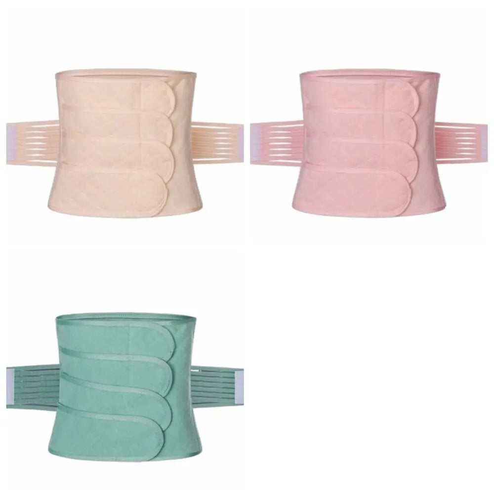 Fashion Seamless Postpartum Body Shaper Tummy Control Solid Color Waist Trainer Thin Elastic Women Girdle Belt All Seasons