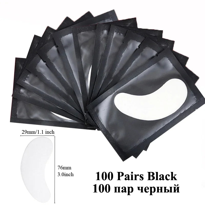 50/100pairs  eyelashes fake lashes stickers lash extension supplies patches for building eyelid eye patches  extension under