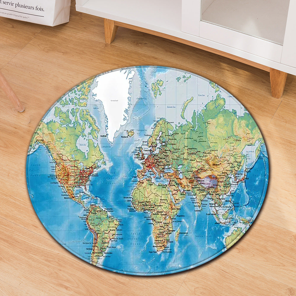New Creative Carpet Computer Chair Mat Office Chair Floor Mat Doormat And Foot Mat