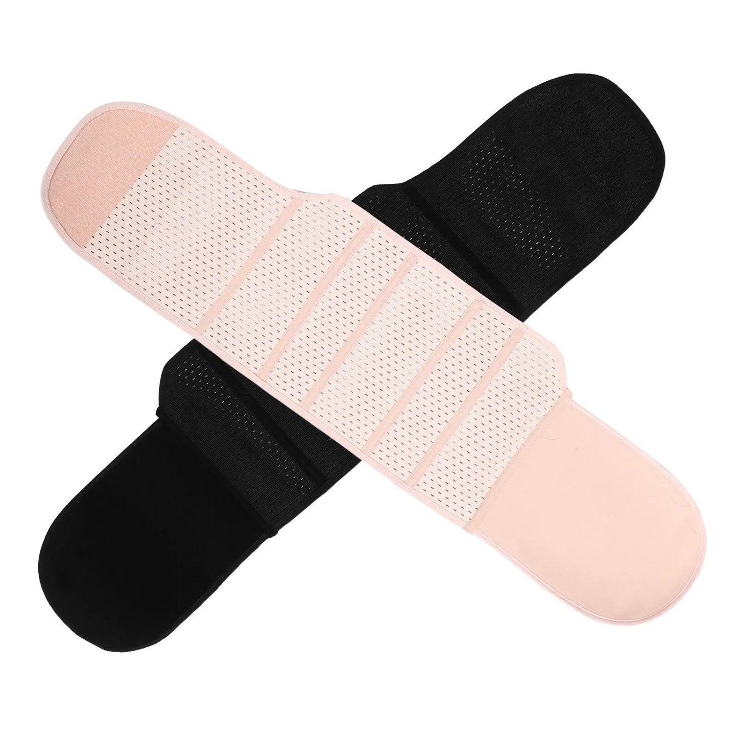 2pcs Postpartum Belly Wrap Maternity Belt Abdominal Binder For Women Post Pregnancy Body Shaping Compression Band Daily Wear