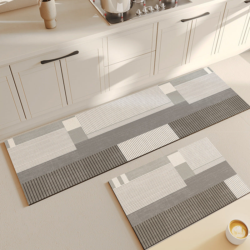Simple Diatom Ooze Floor Mat Household Absorbent Non-slip Foot Mat