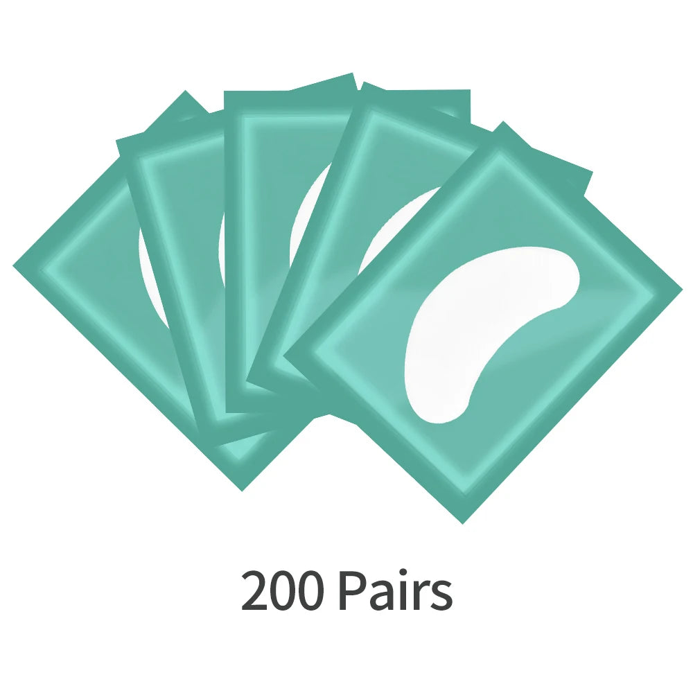 200/300/400 Pairs Hydrogel Eyelash Patches for Extension Lash Lift Makeup Under Gel Eye Patches Pads Eyelash Extension Patch