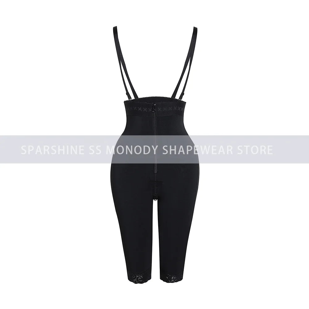 Fajas Colombianas Compression Body Shaper for Women with Zipper Slimming Tummy Control Postpartum Girdles Shaper Everyday Wear