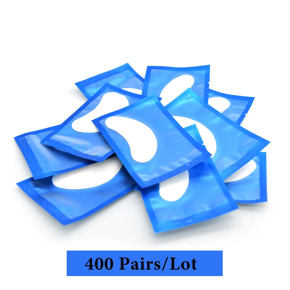 200/300/400 Pairs Hydrogel Eyelash Patches for Extension Lash Lift Makeup Under Gel Eye Patches Pads Eyelash Extension Patch