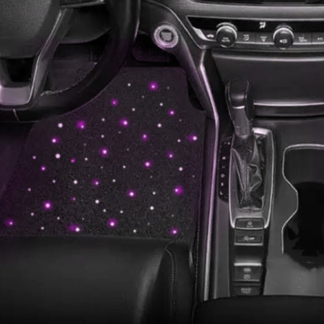 Car Luminous Foot Mat Ambience Light USB
