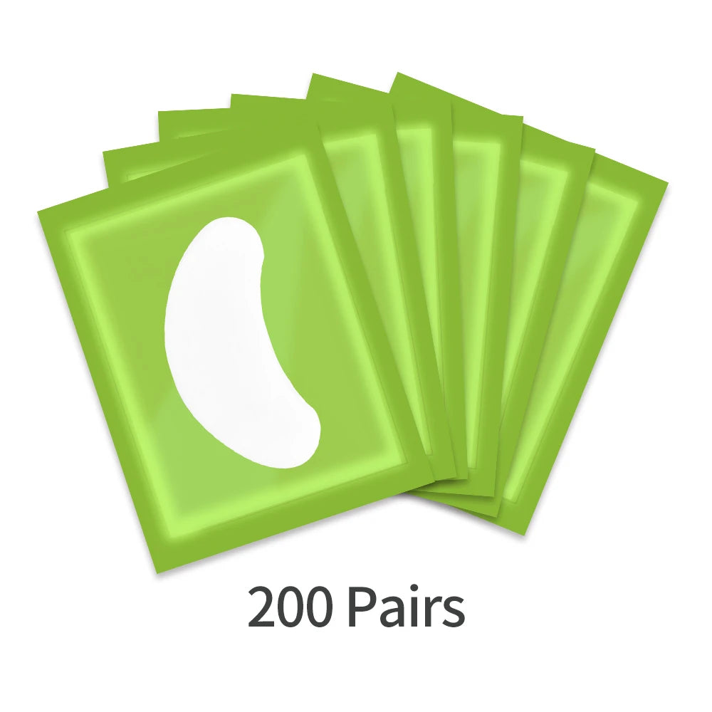 200/300/400 Pairs Hydrogel Eyelash Patches for Extension Lash Lift Makeup Under Gel Eye Patches Pads Eyelash Extension Patch
