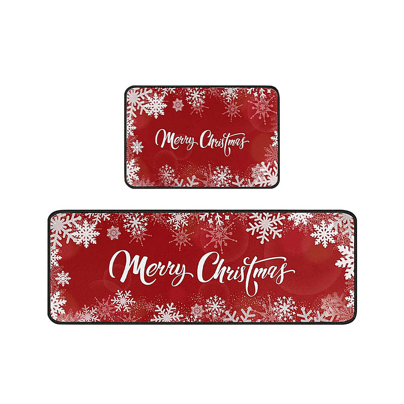 Festive Christmas Decorative Door Mat Doorway Foot Mat