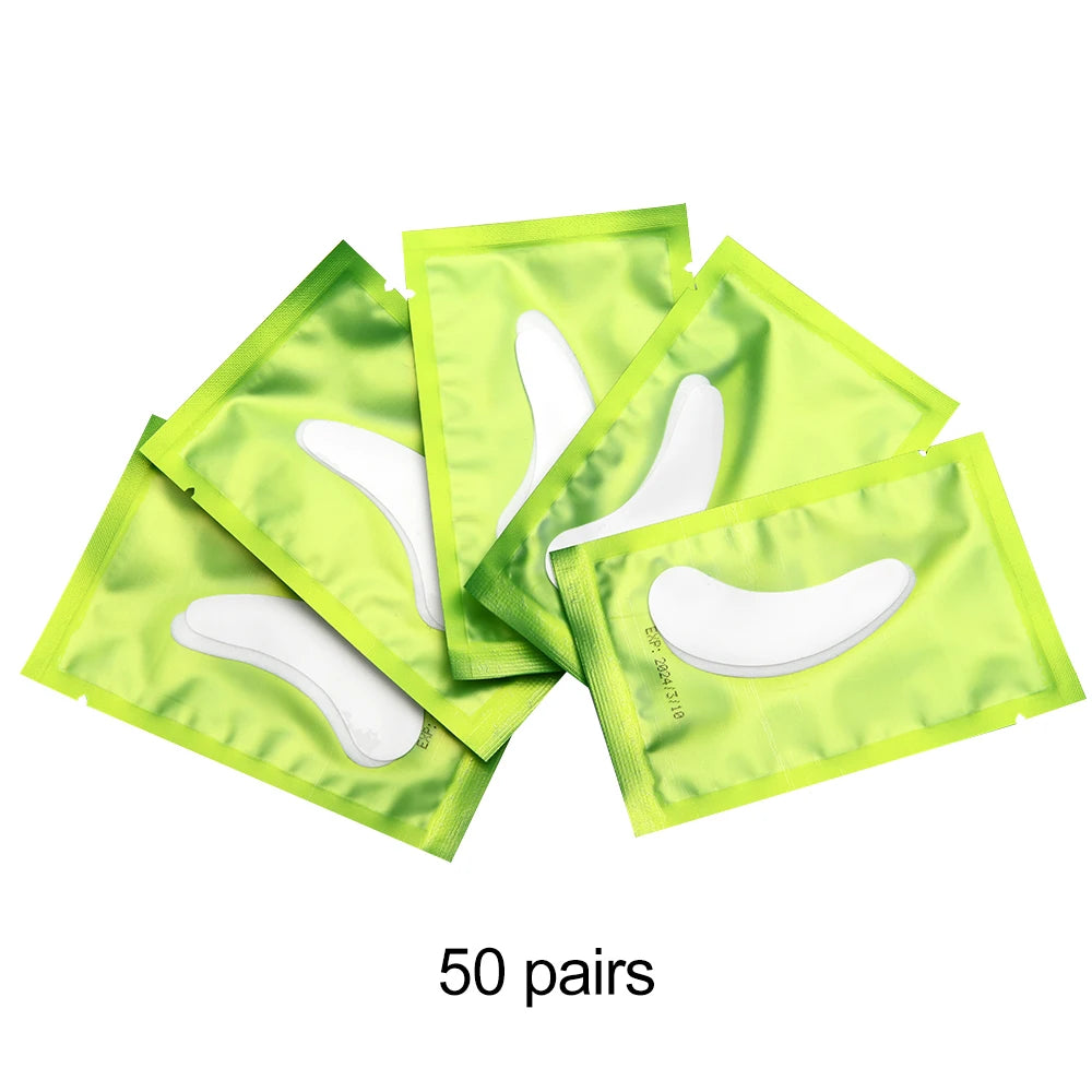 50Pairs/Lots Eye Patches Eyelash Extension Under Eye Pads Makeup Eyelash Patches Tip Stickers Pads For Eyelash Extension Makeup