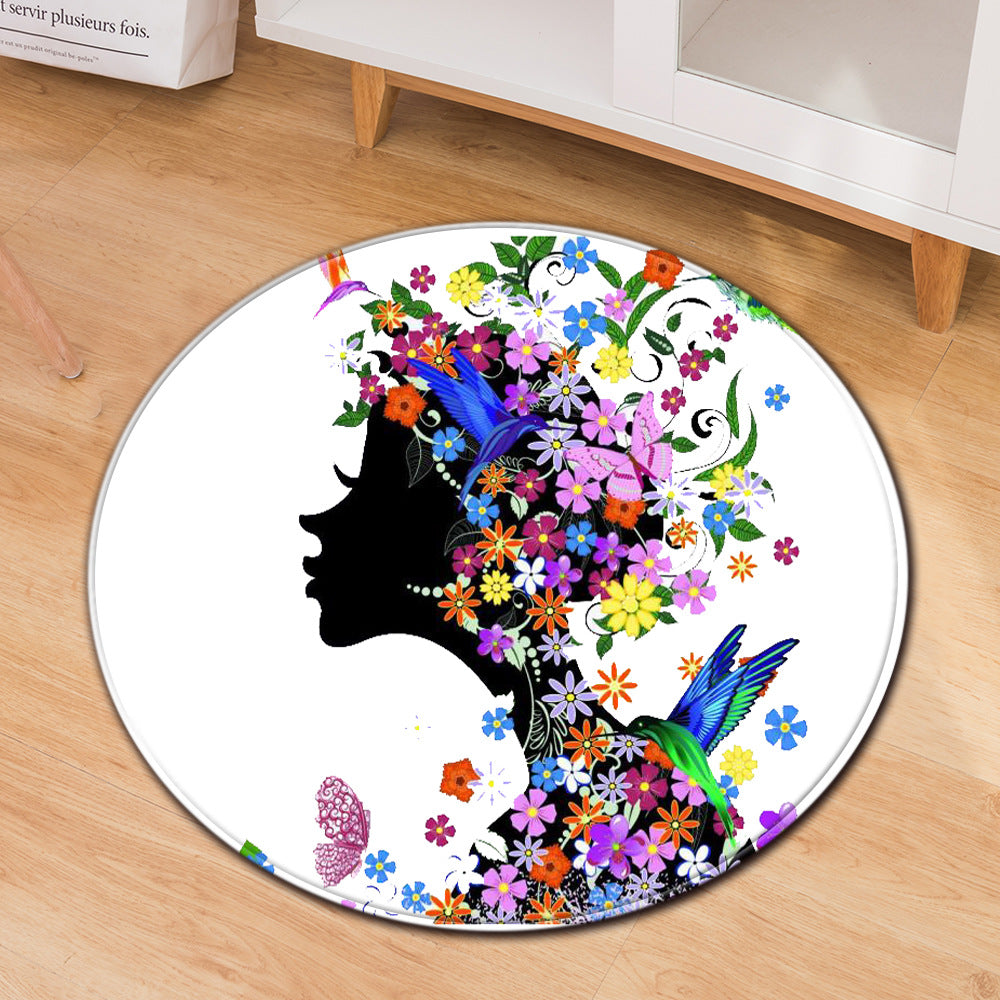 New Creative Carpet Computer Chair Mat Office Chair Floor Mat Doormat And Foot Mat