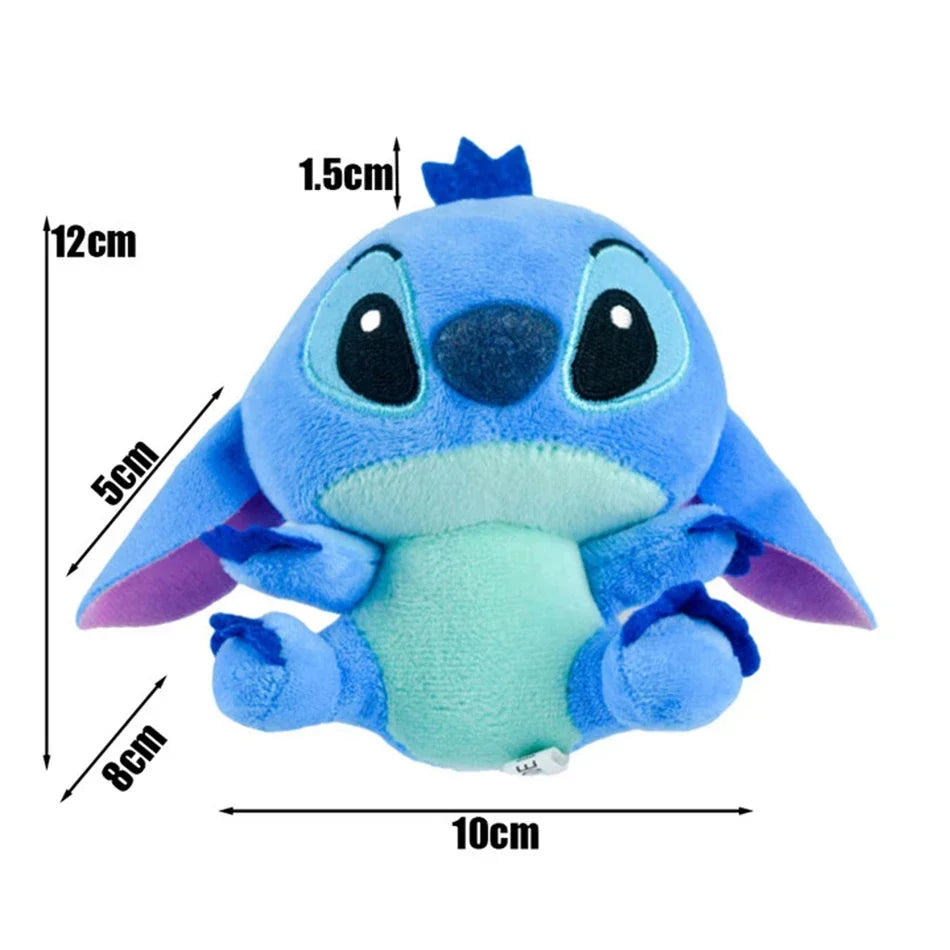 4/8inch Disney toy 12cm 20cm 25cm Stitch Stuffed Plush Models Cartoon Anime Plush Baby Toys Kawaii Kids Birthday Gift