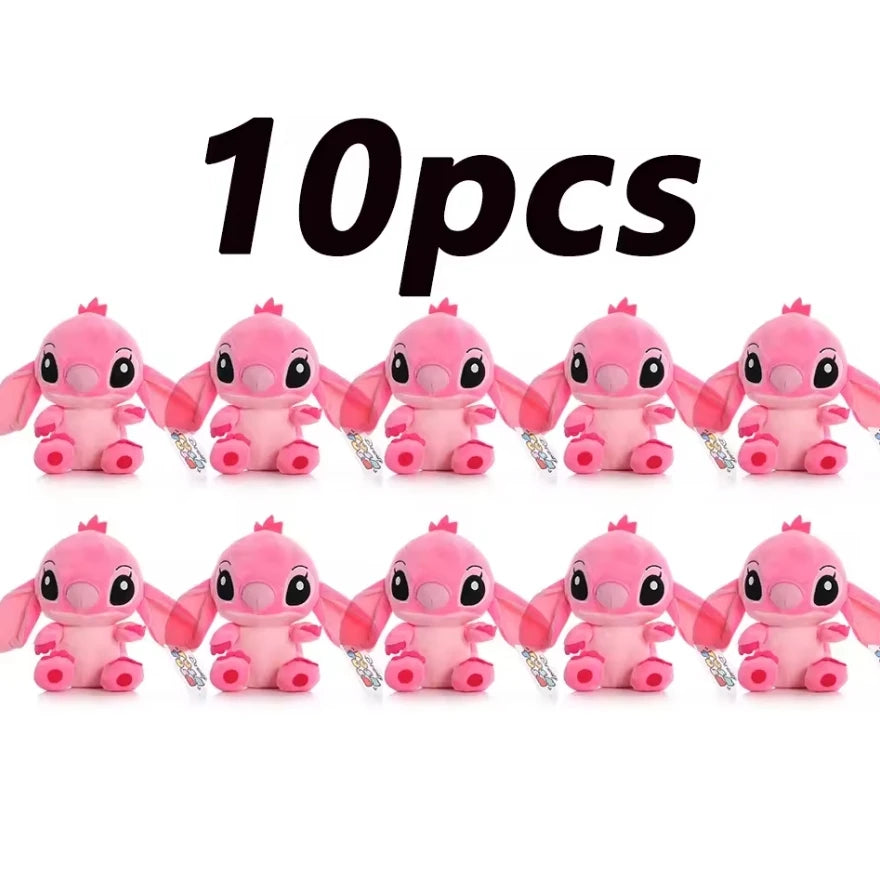 4/8inch Disney toy 12cm 20cm 25cm Stitch Stuffed Plush Models Cartoon Anime Plush Baby Toys Kawaii Kids Birthday Gift