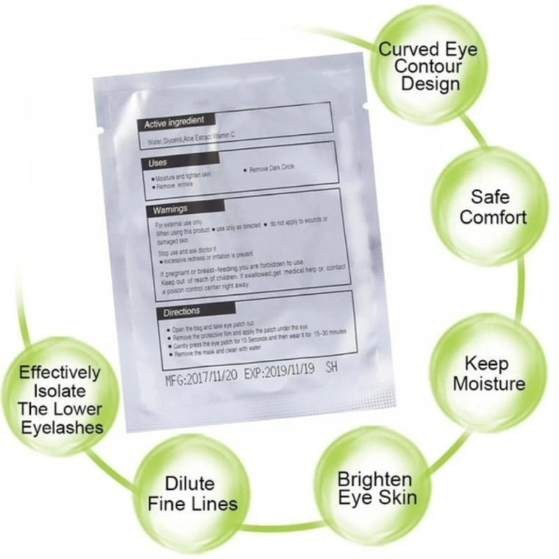 50/100pairs  eyelashes fake lashes stickers lash extension supplies patches for building eyelid eye patches  extension under