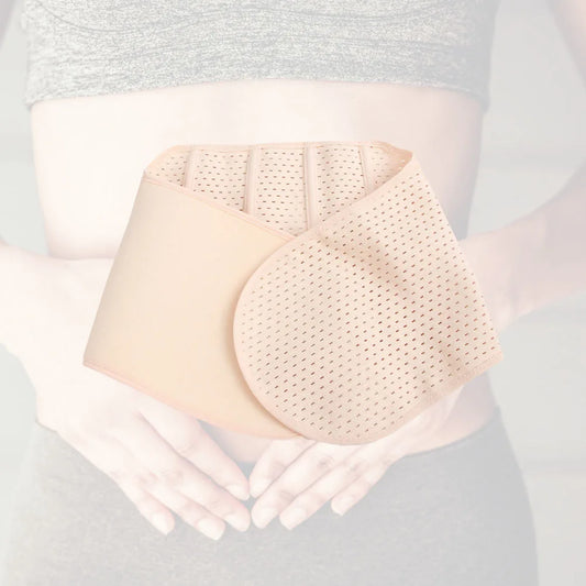 Women Postpartum Girdles Belly Band with Firm Compression Support Recovery Wrap for After Birth Use Flesh Colour Lightweight