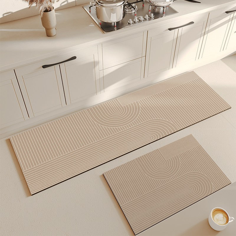 Simple Diatom Ooze Floor Mat Household Absorbent Non-slip Foot Mat