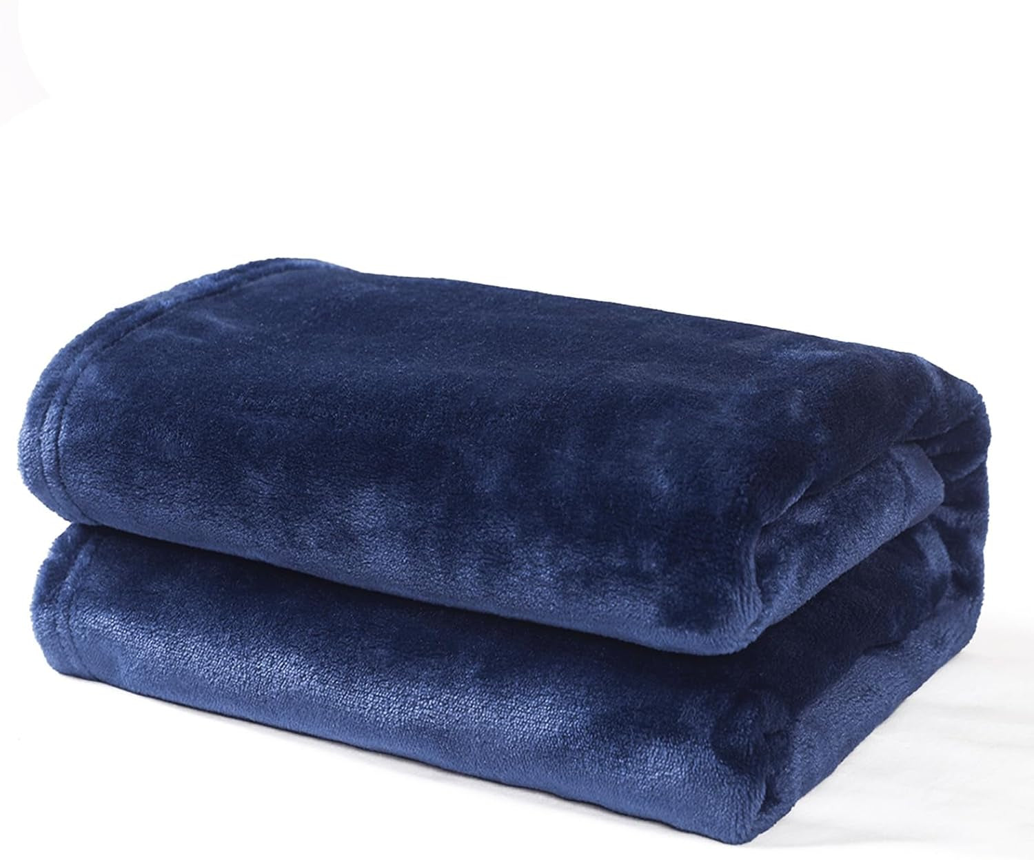 Fleece Throw Blanket for Couch, Super Soft and Warm Blankets, Navy Blue Throw All Season Use, Cozy, Plush, Lightweight, 40X50 Inches