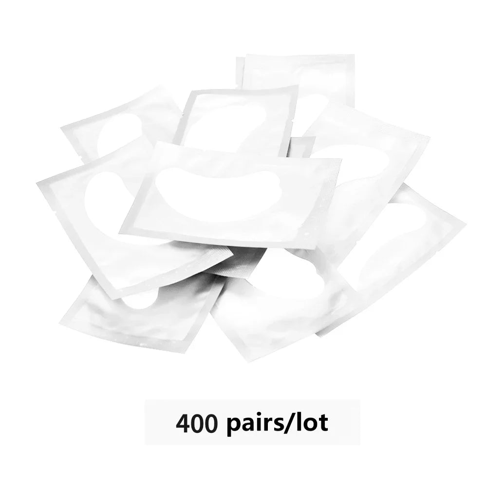 200/300/400 Pairs Hydrogel Eyelash Patches for Extension Lash Lift Makeup Under Gel Eye Patches Pads Eyelash Extension Patch