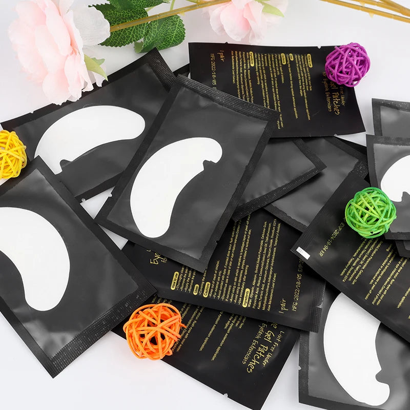 100pr/lot eye patches eyelash extension under eyelashes fake lashes stickers lash extension supplies patches for building eyelid