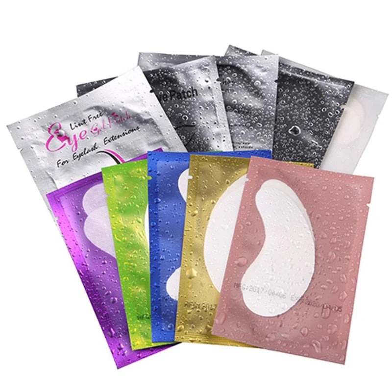 50/100pairs  eyelashes fake lashes stickers lash extension supplies patches for building eyelid eye patches  extension under