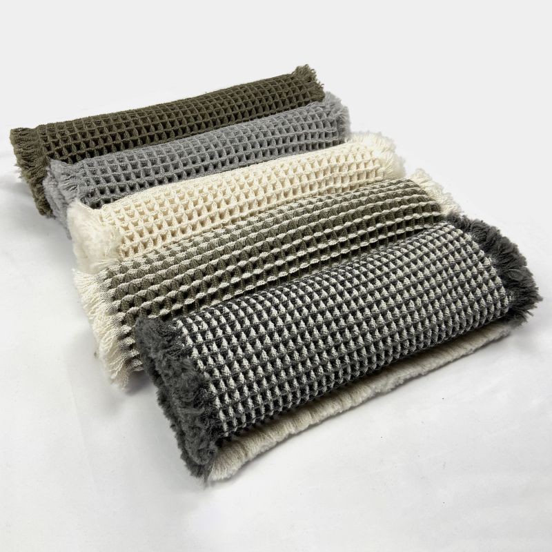 Simple Woven Waffle Quick-dry Foot Mat