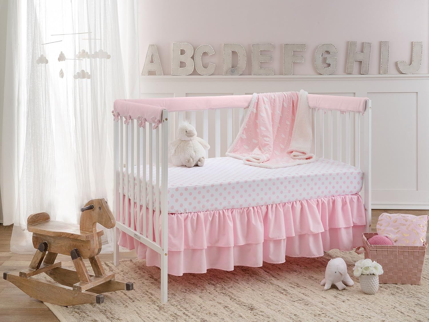 Heavenly Soft Chenille Sherpa Receiving Blanket (30" X 35"), 3D Pink, Warm and Cozy for Boys and Girls, Ideal for Baby Carrier, Stroller, and Travel