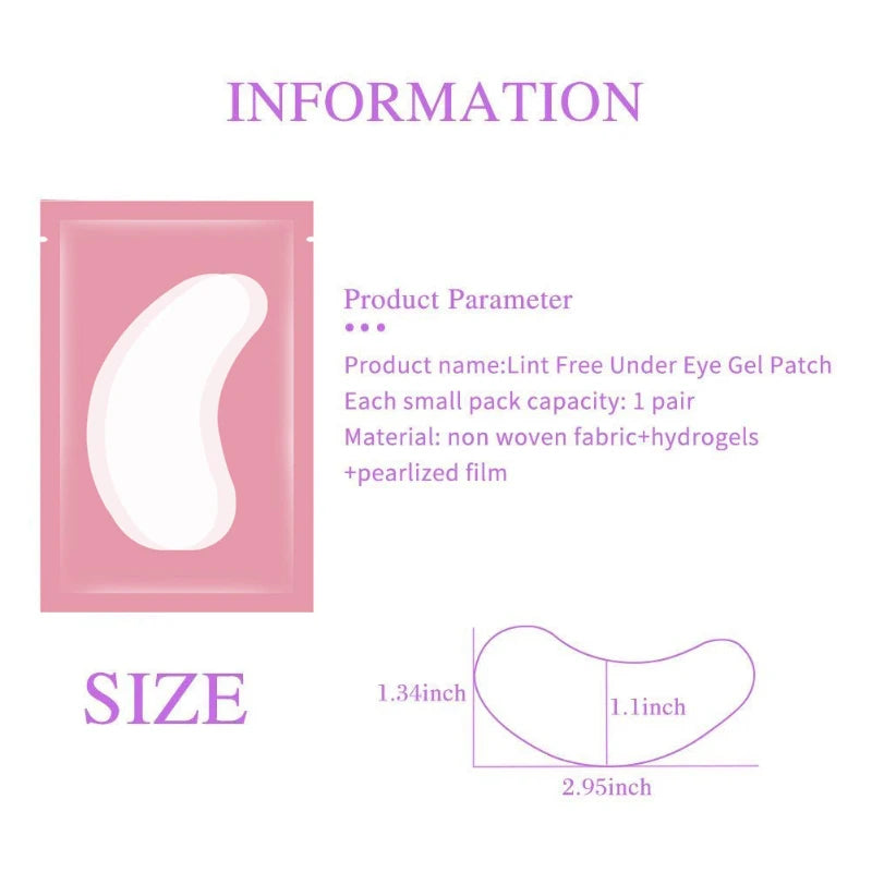 50/100pairs  eyelashes fake lashes stickers lash extension supplies patches for building eyelid eye patches  extension under