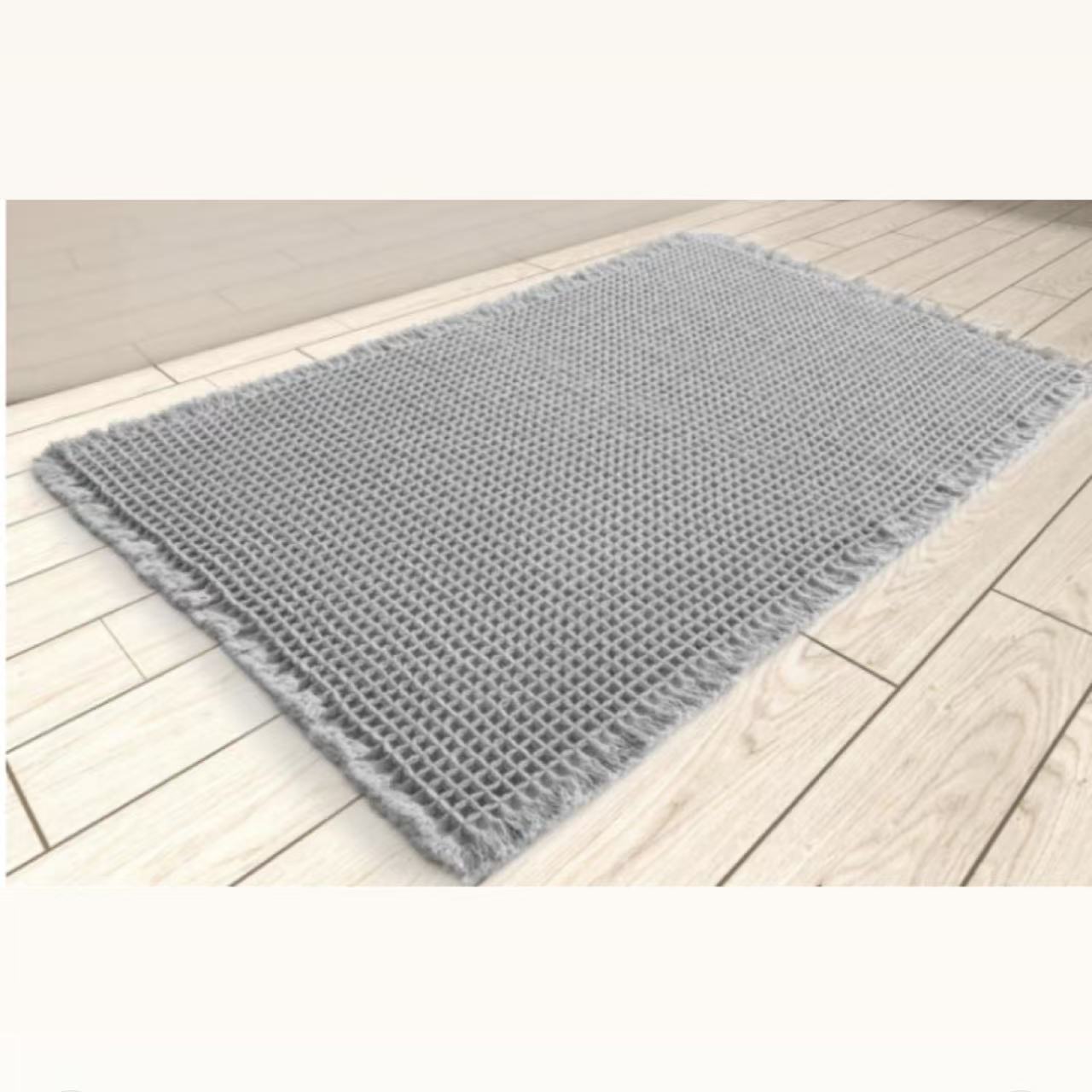 Simple Woven Waffle Quick-dry Foot Mat